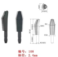 <strong>Best</strong> <strong>Selling</strong> Factory Supply Disposable Curling Lip Gloss Applicator Mascara Wand <strong>Spoolie</strong> <strong>Brush</strong>