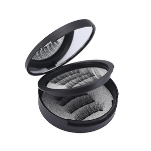 Juego de Pestañas Magnéticas, 6 Imanes, Pelo Sintético, Fuerte Adhesión Magnética, 3 Pares de Pestañas Postizas con Herramienta Aplicadora - Product Image 5