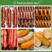 Machine de remplissage de saucisses de sang quantitative à piston entièrement électrique avec Twister automatique