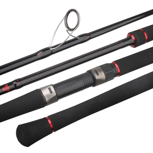 Canne à pêche NEWSTAR Catfish 2,70 m H 150-400g, blank en carbone, matériau haute teneur en carbone, lancer longue distance, spinning, pour la pêche en bord de rivière, la pêche en barrage, la pêche <span class=keywords><strong>au</strong></span> gros gibier - Product Image 2