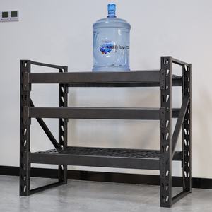 ABCTOOLS Étagères d'entrepôt en acier à 4 niveaux, réglables, sans boulons, robustes, rayonnages empilables industriels, prix bas - Product Image 4