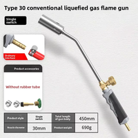 Haute température métal flamme pistolet Rechargeable gaz liquéfié torche de soudage cochon cheveux brûleur fer cuisine briquets pour torche