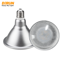Projecteur LED PAR38 étanche avec culot E27, tout en aluminium, 13W 15W 18W, blanc chaud 3000 4000 6500K, intérieur/extérieur