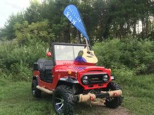 WILLYS Mini UTV ATV de 2 Plazas para Desierto y Montaña, para Adultos, Gasolina, >1000W, Automático, Motor de 2 Tiempos y 200cc, Transmisión por Cadena, Acero Q235B - Product Image 2