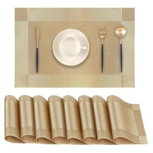 Heat Resistant Non Slip Dining Table Mat Washable Reusable Desk Protector for Kitchen Home Restaurant <b>Coffee</b> Table Placemat - Product Image 1