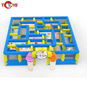 La diversión espeluznante espera obtener su propio 10x3m personalizado Halloween inflable Haunt House Maze Arena para infinitas emociones y escalofríos - Product Image 1