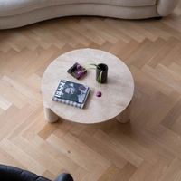 Table basse en marbre Rosa Levanto sur mesure pour salon, mobilier de luxe nordique, bureau en pierre, tables basses en marbre rouge violet foncé