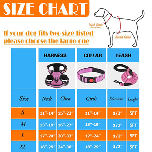 Reflective Dog <b>Harness</b> Leash Collar Set for Small Large Dogs Outdoor Training Walking Breathable Padded <b>Pet</b> Chest Collar <b>Harness</b> - Product Image 3