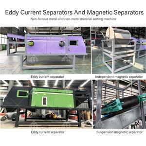 Equipamento de classificação de vidro plástico de cobre separador magnético forte automático separador de corrente parasita separador de metal - Product Image 6