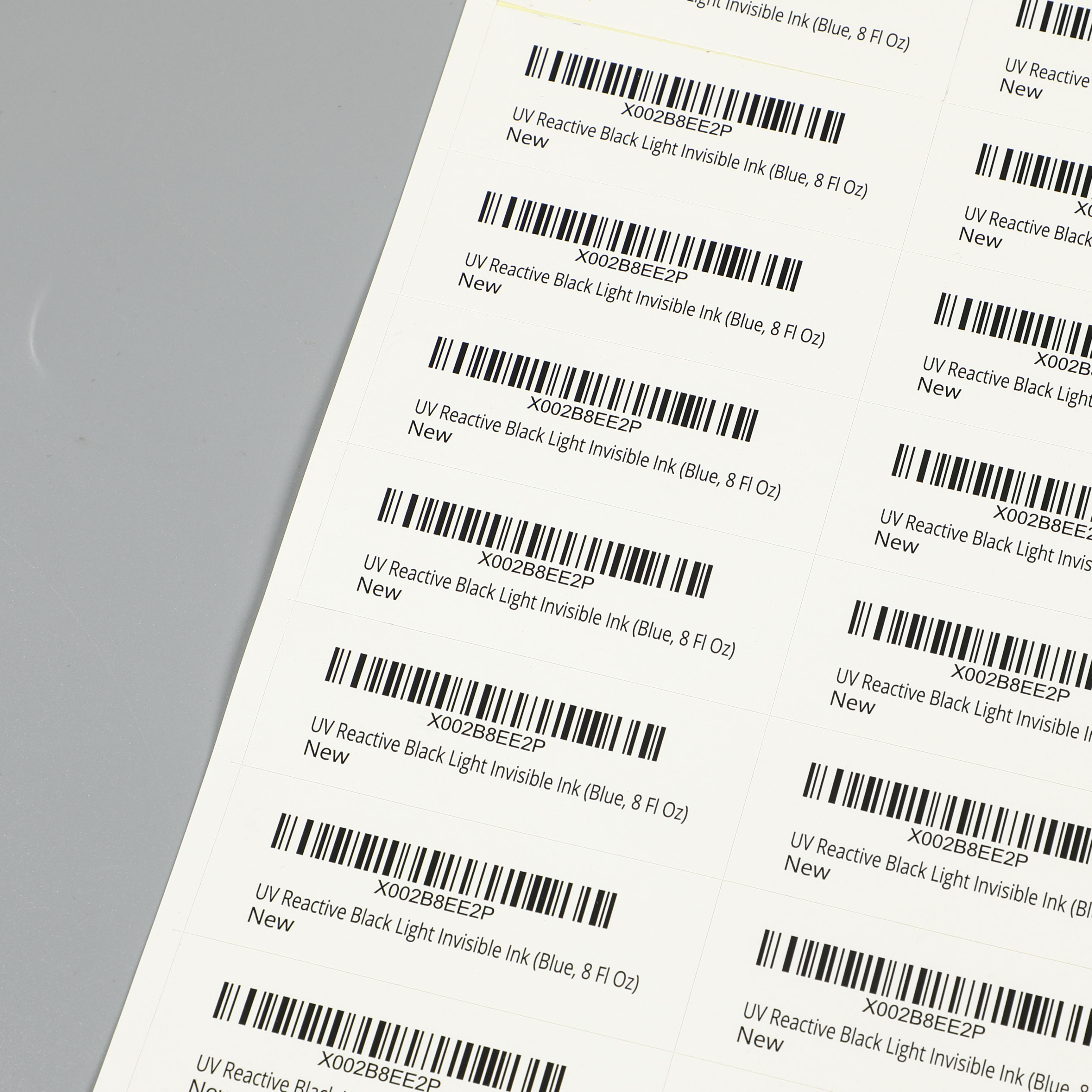 Plastic Small Eggshell clear Die Cut Label Waterproof Custom bar Code Sticker