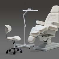 Lampe sans ombre 4blanc authentique pour technicien ongulaire, manucure, protection des yeux, 38W, lampe de bureau LED avec pince pour table, bureau, atelier