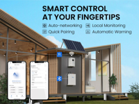 Système de stockage d'énergie domestique SE-F5 Pro, batterie lithium-ion Lifepo4, entrepôt UE, 51,2 V 100 Ah, batterie murale Lifepo4