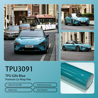Film de protection TPU Gife bleu, anti-jaunissement, installation humide, épaisseur 7,5 MIL, qualité américaine, pour toutes voitures