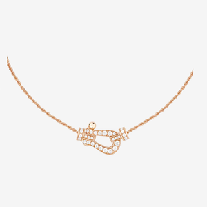 High Version 925 Silver 18K Gold Plated <b>Fine</b> Chokers-Box <b>Chain</b> Zircon Horseshoe Versatile Trendy <b>Necklaces</b> for Women - Product Image 3