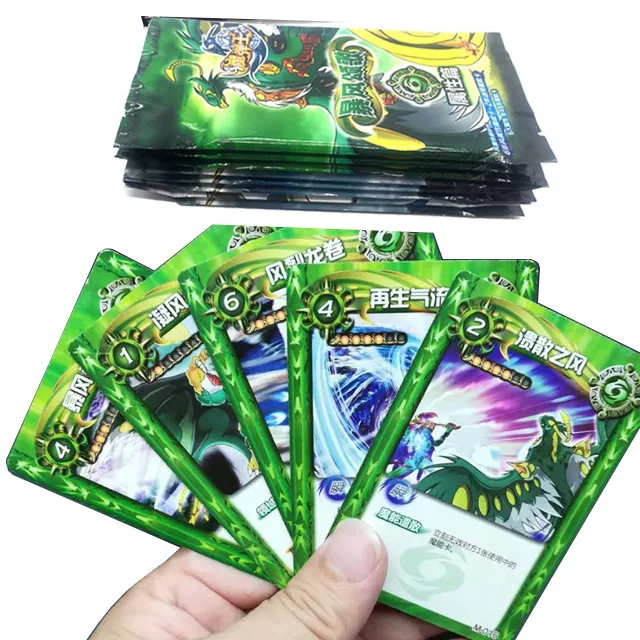 Pacchetti Booster per giochi di carte da collezione personalizzati set di mazzi scatola booster per carte in alluminio