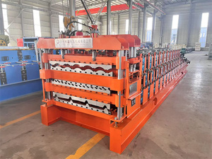 Ibr tấm mái làm máy màn trập cửa cuộn tạo thành máy nhỏ <span class=keywords><strong>gi</strong></span>ọt cạnh cuộn tạo thành máy - Product Image 6