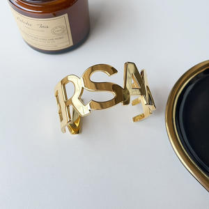 Famosi <span class=keywords><strong>Bracciali</strong></span> di Design in Acciaio Inossidabile, Gioielli da <span class=keywords><strong>Donna</strong></span> in Oro 18K e Argento, Fornitore di Articoli di Design - Product Image 5