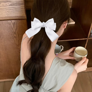 Molletta per capelli con fiocco di temperamento <span class=keywords><strong>dolce</strong></span> da principessa fuggitivo accessorio per capelli di fascia alta per la parte posteriore della testa - Product Image 1