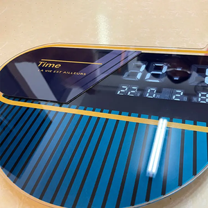 80x45cm L kích thước nhà máy giá thiết kế thời trang trong nhà kỹ thuật số Đồng hồ treo tường giá rẻ <span class=keywords><strong>Led</strong></span> trang trí nội thất Đồng hồ Treo đồng hồ dropshipping - Product Image 5