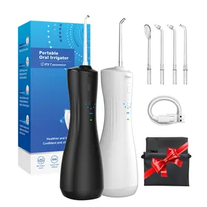 Portable Oral Jet Irrigator Cordless Powerful Floss Dental Water Jet Electric Teeth Cleaner Waterproof Dental Water Jet Flosser