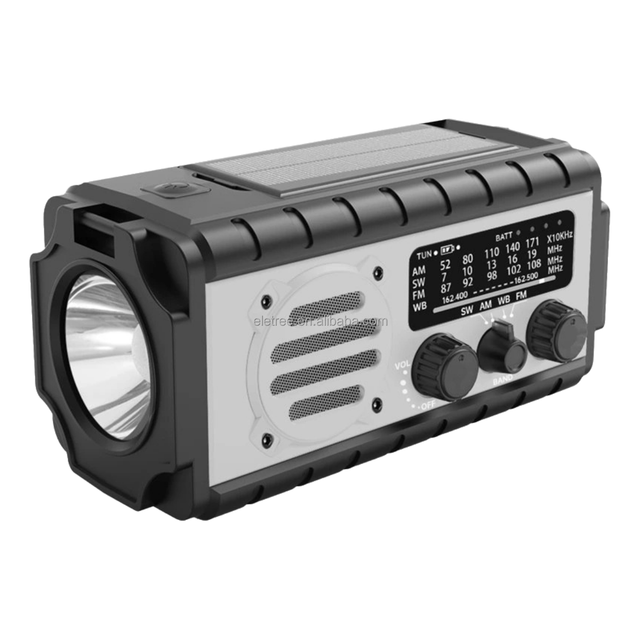 Xsy350 Noaa Weather Radio Solar 20000mah Self Powered Hand Crank Survival Emergency Radio