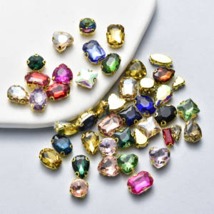 Petits strass en forme <span class=keywords><strong>de</strong></span> griffe <span class=keywords><strong>de</strong></span> pêche cousus à la main, à dos plat, en verre, pour robes <span class=keywords><strong>de</strong></span> mariée, chapeaux, nail art, robes <span class=keywords><strong>de</strong></span> soirée, accessoires <span class=keywords><strong>de</strong></span> <span class=keywords><strong>bijoux</strong></span> DIY - Product Image 4