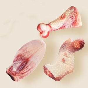 No Moq forniture per animali domestici giocattolo per cani Pu maiale a forma di orecchio di simulazione cigolante giocattoli durevoli per masticatori aggressivi - Product Image 2