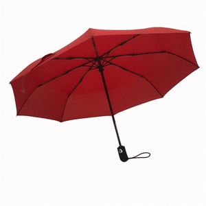 Auto-Open & Close <b>Windproof</b> UV Protection <b>Umbrella</b> with Custom Logo Print Adult Promotion Three-Fold Folding Design - Product Image 5