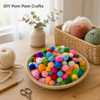 2000 pièces de mini pompons doux et moelleux de couleurs assorties 8 mm, pour accrocher, projeter, accessoires pour cheveux d'enfants, jouets, décoration, bricolage, fournitures de couture et de loisirs créatifs