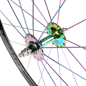 Set di Ruote per <span class=keywords><strong>Bici</strong></span> da Pista in Lega POLSO WS008 700C OEM con Cerchio a Profilo da 40mm, Ruote per Bicicletta 20-36H in Lega di Alluminio per Scatto Fisso - Product Image 3