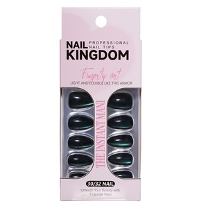 <span class=keywords><strong>Faux</strong></span> <span class=keywords><strong>ongles</strong></span> autocollants œil de chat à presser, forme amande, 32 pièces en boîte, vente en gros d'usine, produit transfrontalier très demandé - Product Image 6