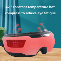 Masajeador de Cabeza y Ojos Eléctrico Inteligente 4D Plegable con Música, Recargable, 5 Modos