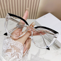Nouvelles Lunettes Anti-Lumière Bleue Colorées 2026 pour Femmes, Monture Optique Surdimensionnée, Protection Oculaire, Lunettes d'Ordinateur de Bureau