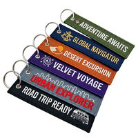 Porte-clés en alliage de zinc brodé avec logo personnalisé, prix d'usine, pour moto, avion, voiture, cadeaux promotionnels