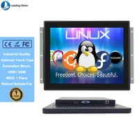 Monitor Layar Sentuh Baru 21,5 Inci HD 1080p Kecerahan Tinggi untuk Penggunaan Industri Antarmuka USB DVI Serial untuk Penggunaan Bisnis Tahan Air IP65