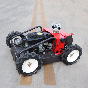 Cortadora de Césped a Gasolina con Control Remoto, Cuchilla Plana, Altura Ajustable de 500 mm, Desbrozadora para Uso en Granjas y Huertos - Product Image 2