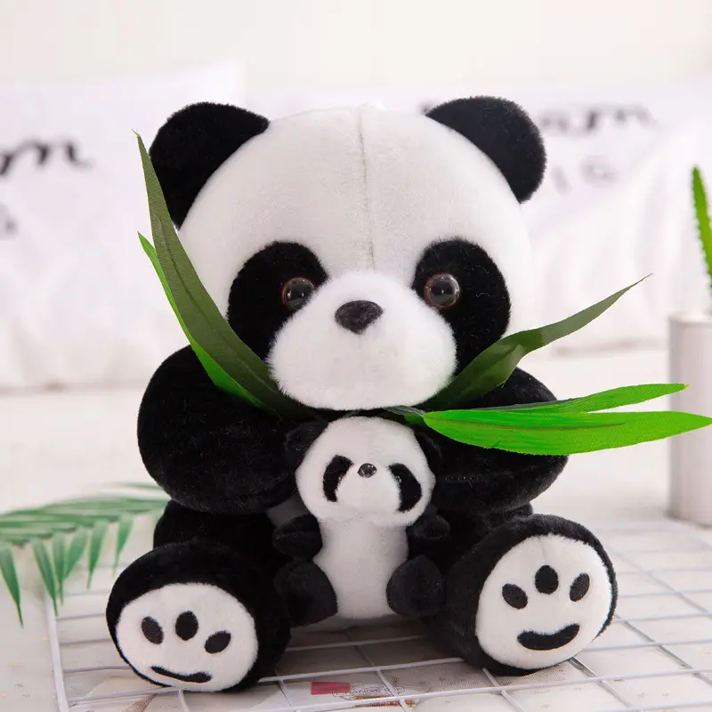 प्यारा पांडा बड़ा विशाल पांडा भालू आलीशान भरवां पशु गुड़िया खिलौना तकिया कार्टून Kawaii गुड़िया लड़कियों क्रिसमस उपहार