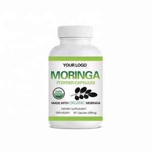 Biểu tượng tùy chỉnh <span class=keywords><strong>Moringa</strong></span> viên nang hữu cơ <span class=keywords><strong>Moringa</strong></span> lá bột <span class=keywords><strong>Moringa</strong></span> viên nang - Product Image 1