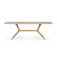 Ensemble de table à manger nordique moderne rétro 6 places, table à manger en bois massif antique, chaises de restaurant pour meubles de maison