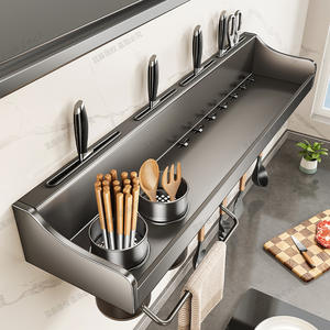 บลูเวนที่แขวนมีดติดผนัง สแตนเลส อุปกรณ์จัดระเบียบครัวอเนกประสงค์ ไม่ต้องเจาะ - Product Image 3