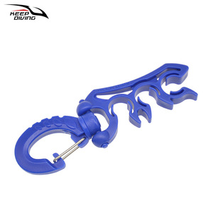 KEEP DIVING HC 581, pince de fixation de tête de tuba de secours pour plongée, fabrication taïwanaise, boucle à dégagement rapide, régulateur de respiration BCD basse pression - Product Image 5