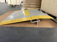 Rampe de chargement portable en aluminium robuste pour conteneurs et camions