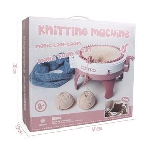 Máquina de tejer con 48 agujas para niños, cilindro de estrella para tejer, máquina de lana con juguetes de lana - Product Image 5