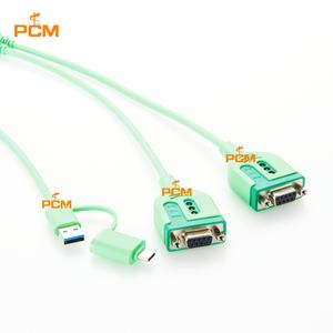 <span class=keywords><strong>Cable</strong></span> Serial Divisor en Y de 2 Puertos USB-A y USB-<span class=keywords><strong>C</strong></span> a Doble RS232 DB9 Hembra <span class=keywords><strong>con</strong></span> FTDI FT232RNL para Programación de Enrutadores y Conmutadores - Product Image 6