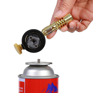 Mini Pistola de Llama de Gas Butano, Recubierta de Cobre, con Interruptor Único, 1800°C, Antorcha de Soldadura de Cabeza Recta - Product Image 3