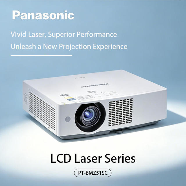 3LCD PT-BMZ51SC 5500Lumens WUXGA 3LCD Laser Projector Business Education Conference Room for 4K Compatible Home 1080p