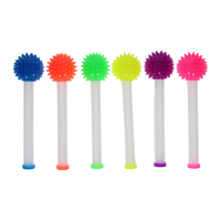 Bâton lumineux LED à picots, jouet sensoriel, bâton rebondissant, jouet anti-stress, jouet à picots pour animaux de compagnie pour la remise des diplômes, Diwali