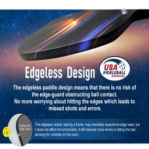 Pagaie Pickleball Spin and Power avec face en fibre de carbone T700 - Product Image 5