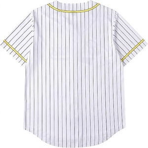Camiseta de Béisbol Personalizada OEM para Hombre, Manga Corta, Logotipo Bordado, Corte Holgado, Uniforme de Equipo de Alta Calidad, Venta al Por Mayor - Product Image 2