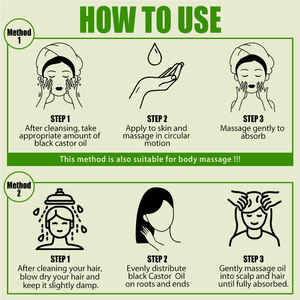 Aceite de Ricino Negro 100% Puro Prensado en Frío al por Mayor, Aceite de Ricino Orgánico de Nutrición Profunda para el Cabello, Apto para Todo Tipo de Cabello, para el Cuidado Capilar - Product Image 6